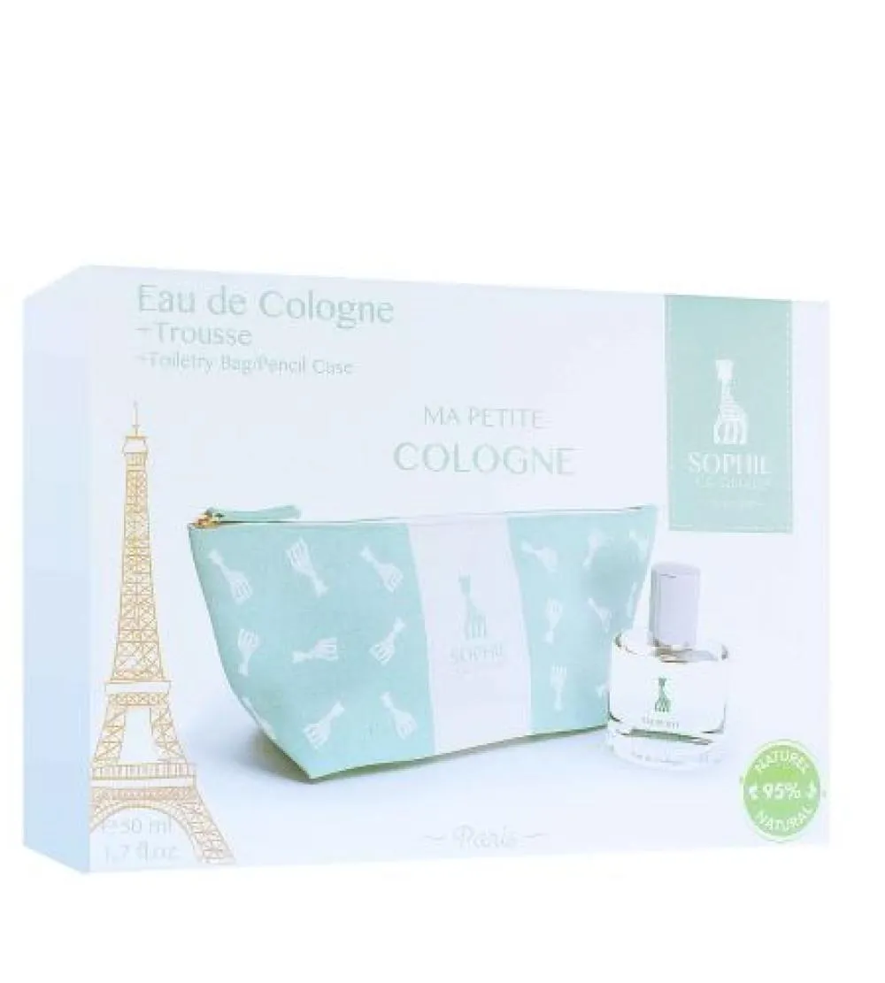 Ma Petite Cologne set de regalo para niños agua de colonia 50 ml + neceser 50 ml + kosmetická taštička