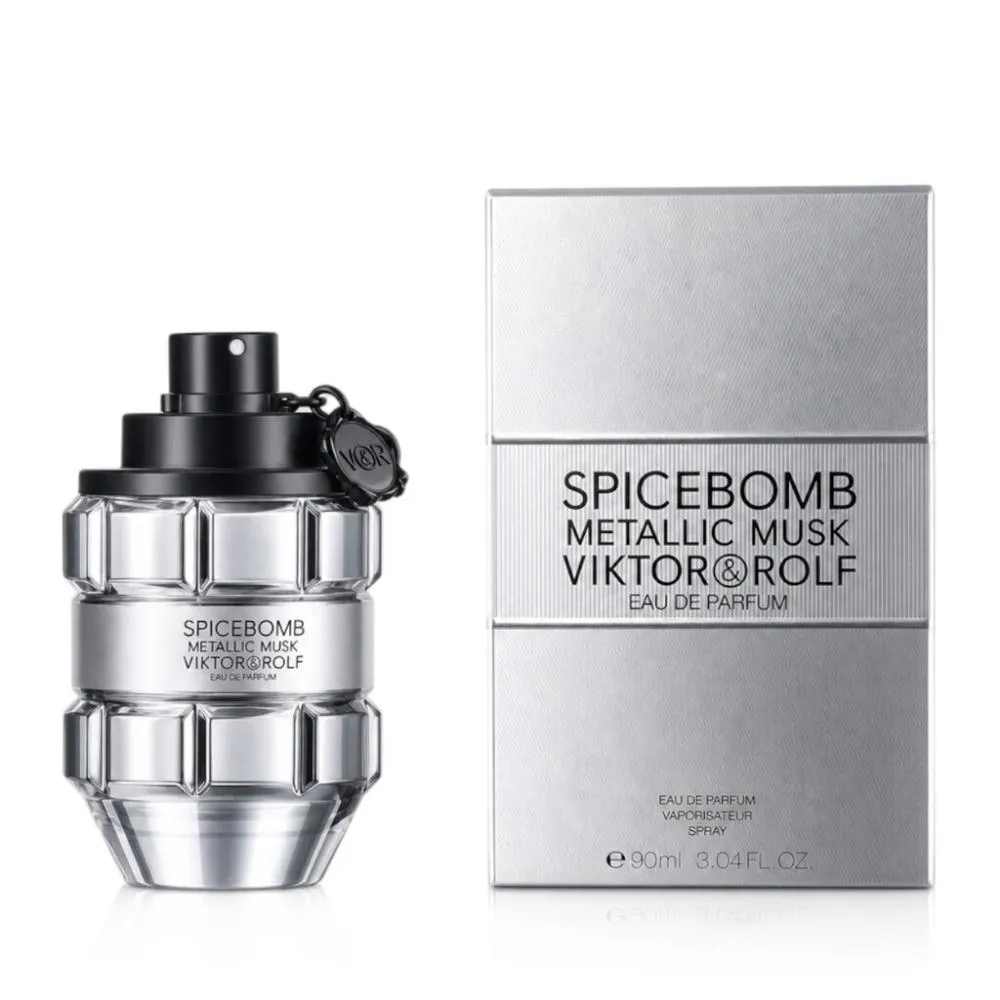 Spicebomb Metallic Musk agua de perfume para hombre 90 ml