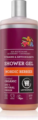 Urtekram Gel de ducha Nordic Berries 500ml BIO, VEG