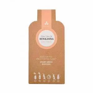 Ben & Anna Gel de ducha en gránulos FRUIT FUSION, 2 × 20 g (=2 x 200ml)