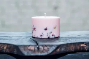 TL Candles Vela con aroma de rosa y miel S
