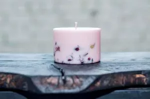 TL Candles Vela perfumada de rosa y miel XL