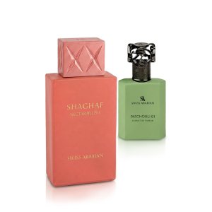 Shaghaf Nectar Blush Patchouli 01 50 ml + EDP Shaghaf extracto de perfume unisex