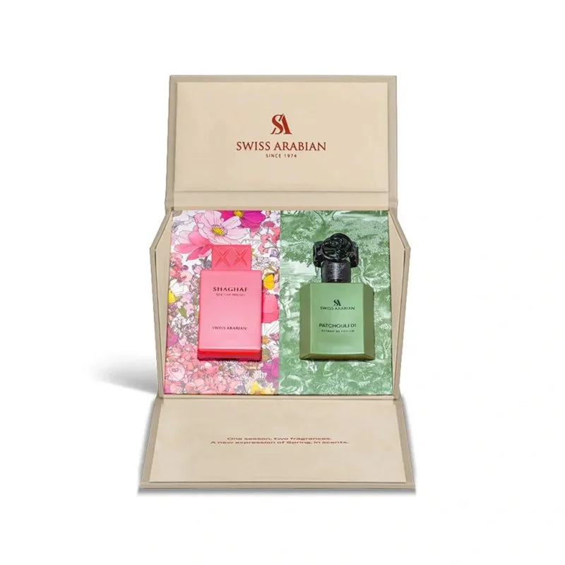 Shaghaf Nectar Blush Patchouli 01 50 ml + EDP Shaghaf extracto de perfume unisex 75 ml