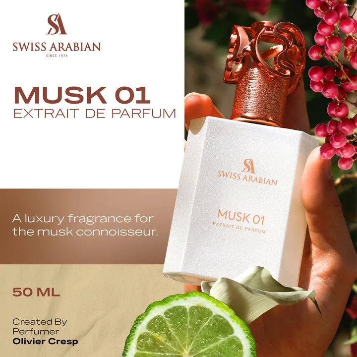 Musk 01 extracto de perfume unisex 50 ml