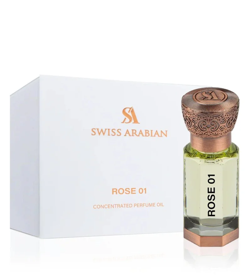 Rose 01 aceite de perfume concentrado unisex 12 ml
