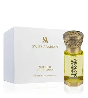Swiss Arabian Shaghaf Oud Tonka aceite de perfume concentrado unisex