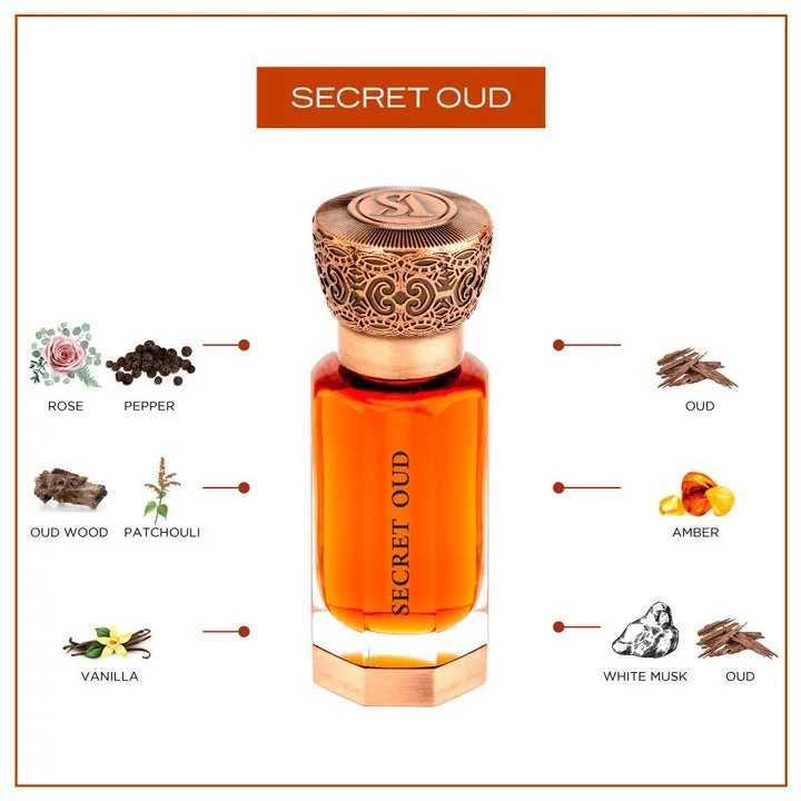 Secret Oud Aceite de Perfume Concentrado U 12 ml