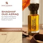 Shaghaf Oud Azraq Aceite de Perfume Concentrado Unisex 12 ml