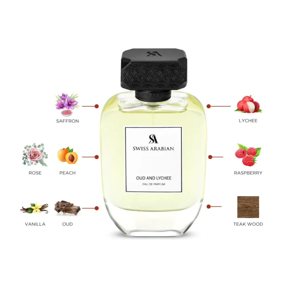 Oud and Lychee agua de perfume unisex 100 ml