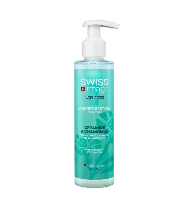 Pure Balance: Barrier Restore Facial Wash gel limpiador facial suave para piel sensible 200 ml