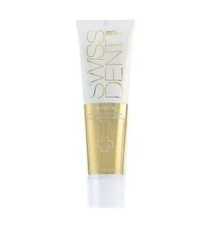 Swissdent Crystal crema dental regeneradora con efecto blanqueador