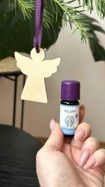 Taoasis Baldini Set Aroma mini Angel Scent BIO (10 ml) - etiqueta de madera como difusor