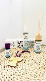 Taoasis Baldini Set Aroma mini Angel Scent BIO (10 ml) - etiqueta de madera como difusor