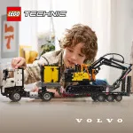 Technic 42175 Camión Volvo FMX y excavadora eléctrica Volvo EC230