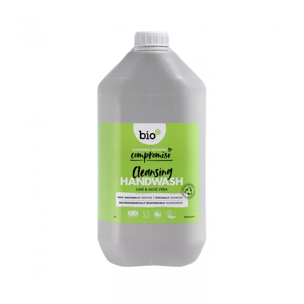 Bio-D Jabón líquido de manos Aloe Vera y lima - bote (5 L)