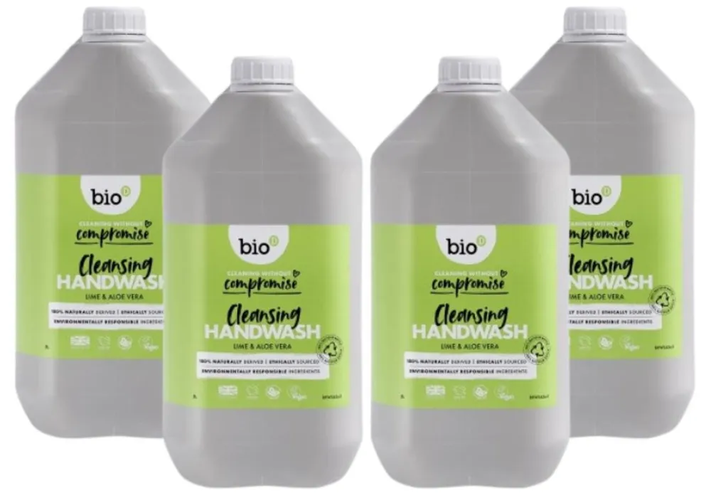 Bio-D Jabón líquido de manos Aloe Vera y lima - bote (5 L)