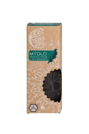 Tierra Verde Jabón líquido de manos con aroma de romero (botella de cristal 230 ml)