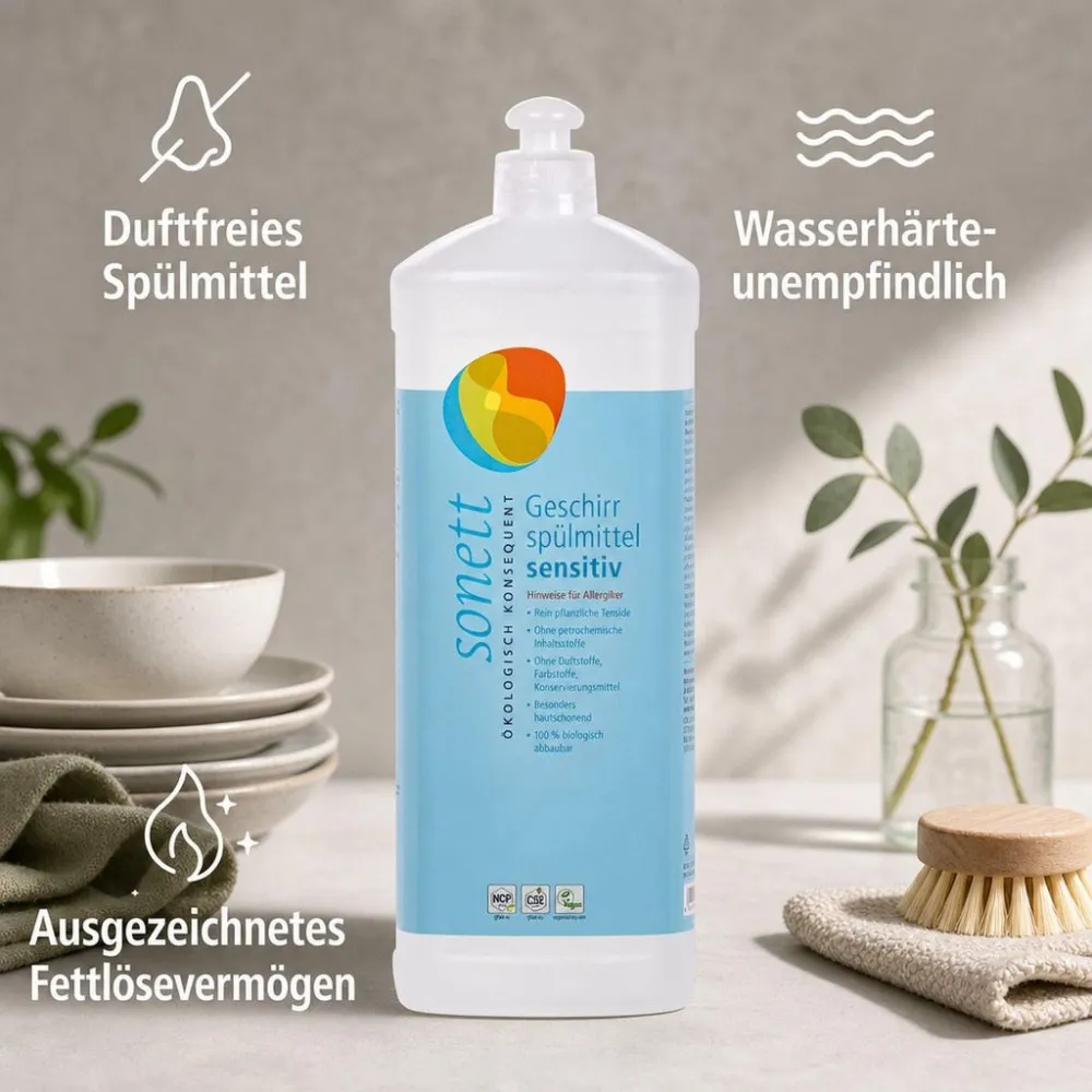 Sonett Lavavajillas líquido - Sensible 1 l