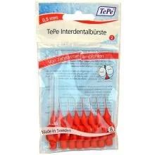 Normal cepillos interdentales 0,5 mm 8 uds
