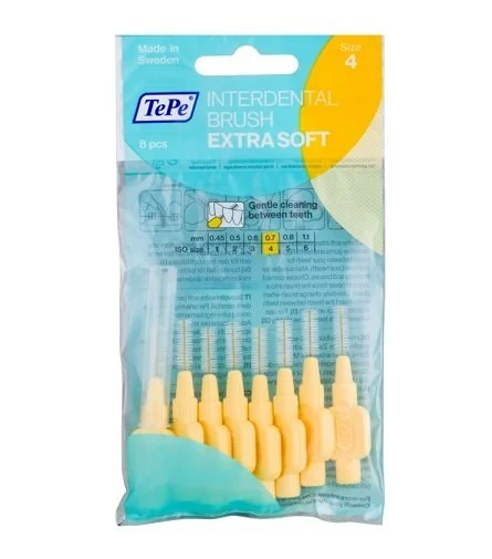 Cepillos interdentales extra suaves 0,7 mm 8 uds