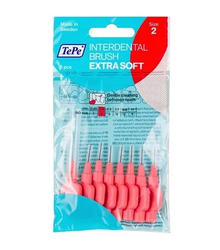 Extra Soft cepillos interdentales 0,5 mm 8 uds