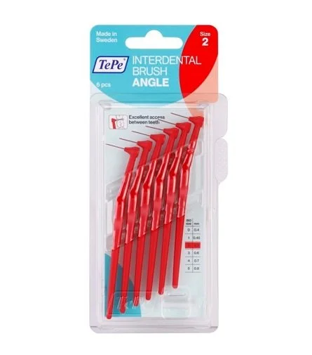 Angle cepillos interdentales 0,5 mm 6 uds.