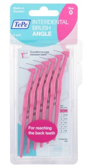 TePe Angle cepillos interdentales 0,4 mm 6 uds.