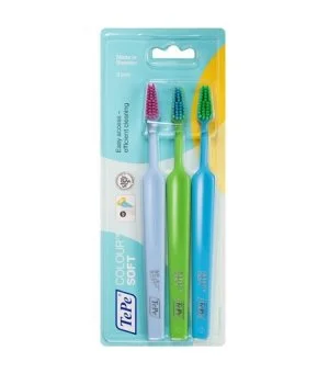 TePe Colour Select Soft cepillo de dientes suave 3 uds.