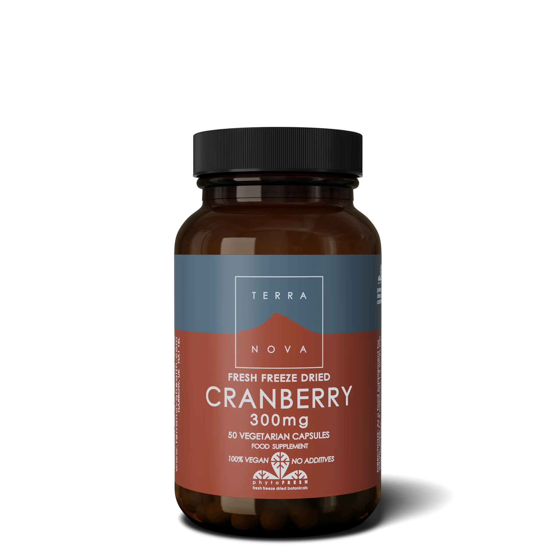 Terranova Health Arándanos rojos liofilizados 300 mg BIO (50 cápsulas) - con antioxidantes