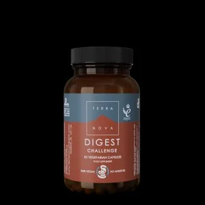 Terranova Health Digest Challenge (50 cápsulas) - enriquecido con jengibre y cardamomo