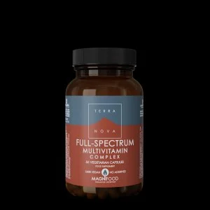 Terranova Health Complejo multivitamínico de espectro completo (50 cápsulas) - apoyo a la vitalidad diaria