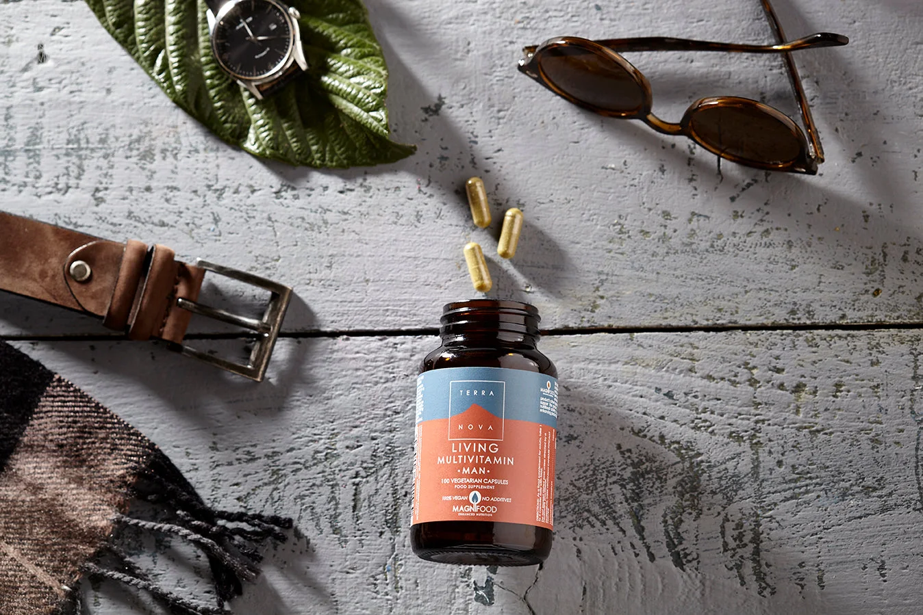 Terranova Health Living Multivitamin Man (50 cápsulas) - para las necesidades específicas del hombre