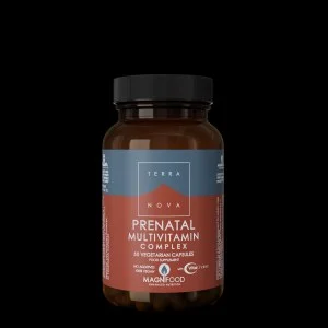 Terranova Health Complejo Multivitamínico Prenatal (50 cápsulas) - con la forma activa del ácido fólico