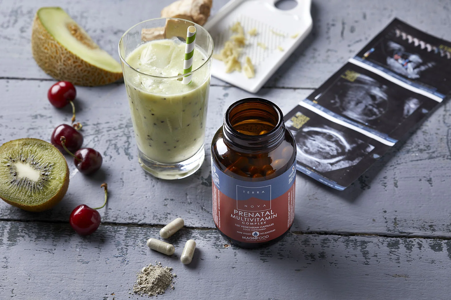 Terranova Health Complejo Multivitamínico Prenatal (50 cápsulas) - con la forma activa del ácido fólico