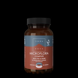 Complejo Probiótico y Prebióticos (50 cápsulas) - para apoyar la microbiota intestinal