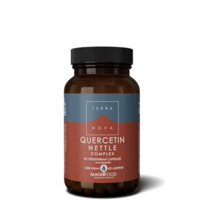Quercetin Nettle Complex con ortiga (50 cápsulas) - durante la temporada de polen y en caso de sistema inmunitario debilitado