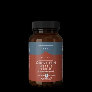 Terranova Health Quercetin Nettle Complex con ortiga (50 cápsulas) - durante la temporada de polen y en caso de sistema inmunitario debilitado
