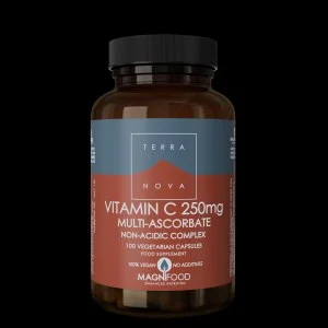 Terranova Health Vitamina C 250 mg Complejo 100 cápsulas - en forma de ascorbatos minerales