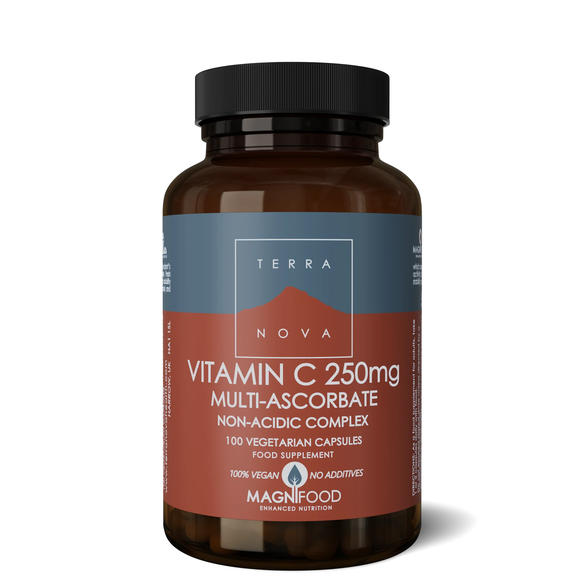 Terranova Health Vitamina C 250 mg Complejo 50 cápsulas - en forma de ascorbatos minerales