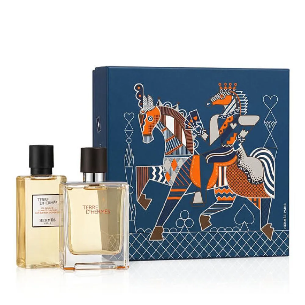 Terre D'Hermès Eau de Toilette para hombre 50 ml + gel de ducha 40 ml