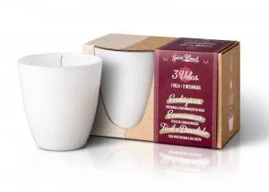 The Greatest Candle in the World Set - 1x vela (130 g) 2x relleno - madera y especias - puedes hacer dos velas más en casa