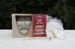 The Greatest Candle in the World Set - 1x vela (130 g) 2x relleno - madera y especias - puedes hacer dos velas más en casa