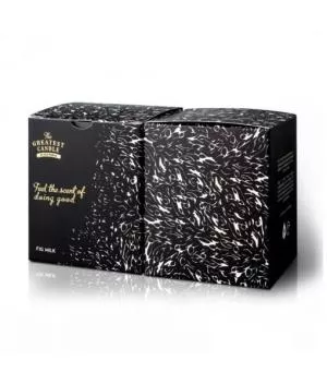 The Greatest Candle in the World Vela perfumada en vidrio negro (170 g) - higo