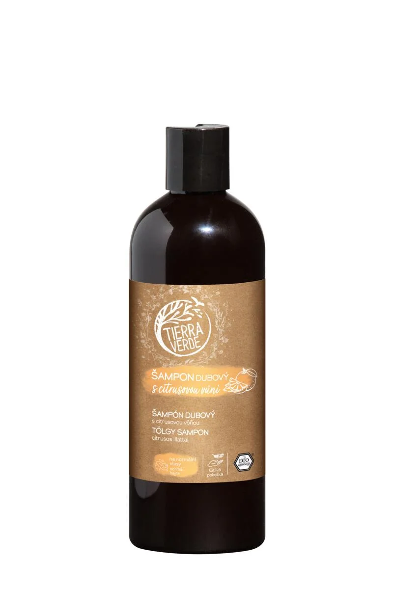 Tierra Verde Champú de roble con aroma cítrico 300 ml - para toda la familia