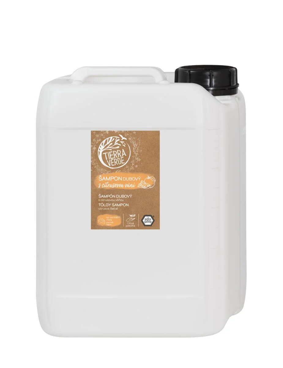 Tierra Verde Champú de roble con aroma cítrico 300 ml - para toda la familia