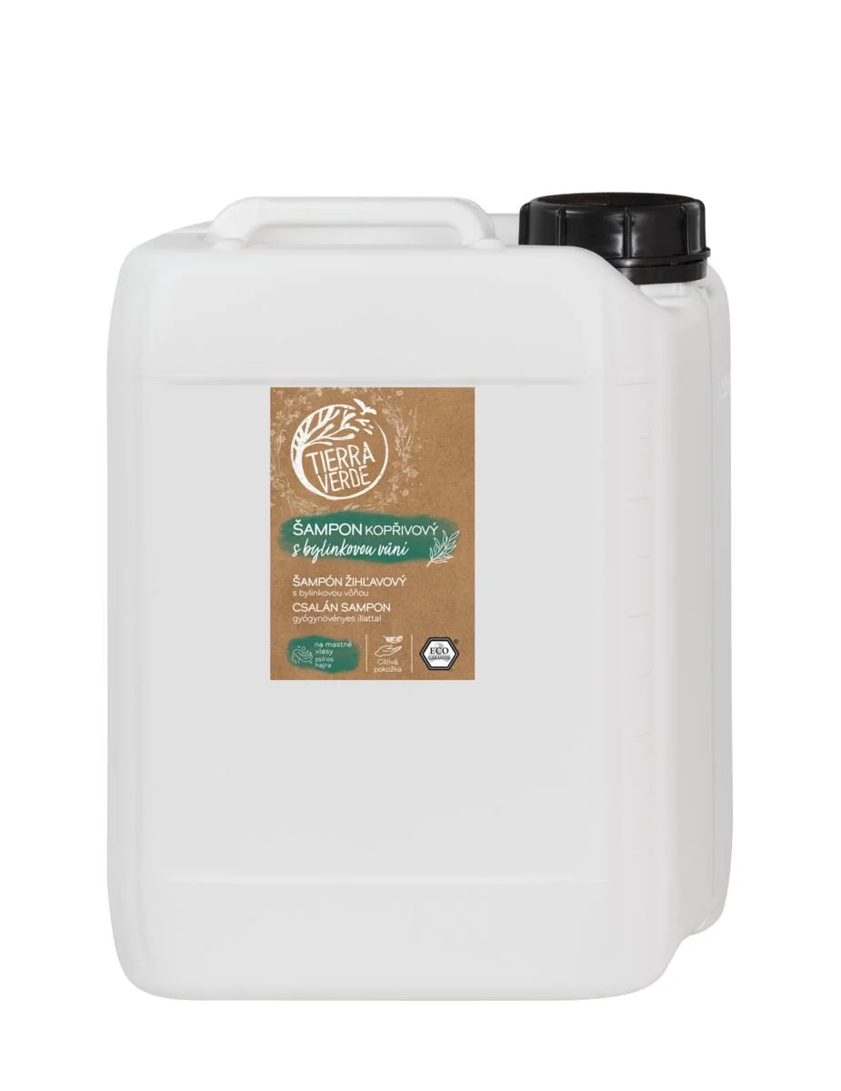 Tierra Verde Champú de ortiga con aroma herbal 100 ml - para cabello graso