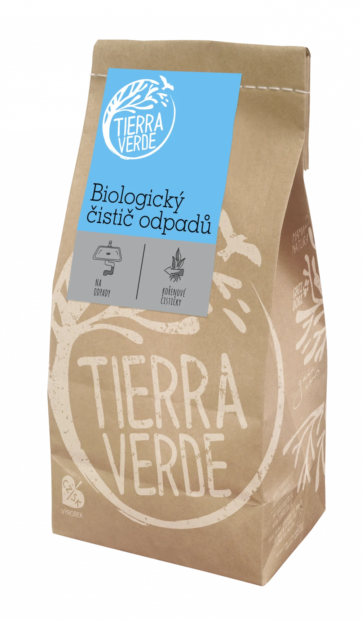 Tierra Verde Limpiador biológico de desagües (500 g) - a base de microorganismos y enzimas