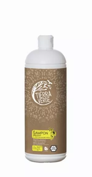 Tierra Verde Champú de abedul para cabellos secos con hierba de limón (1 l)