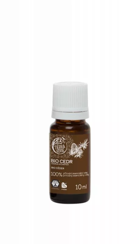 Tierra Verde Aceite esencial de cedro BIO (10 ml) - aroma masculino y calmante